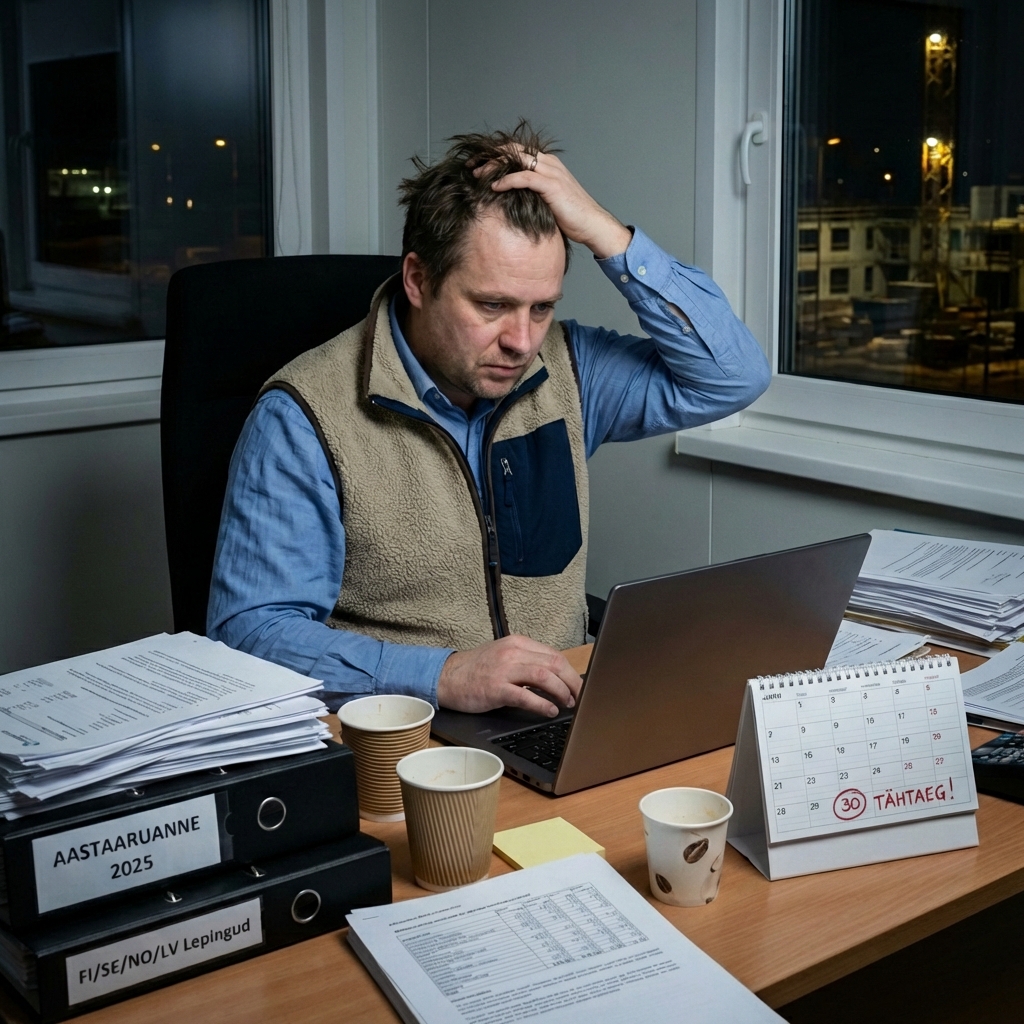 Hilinenud aastaaruanne ja stress